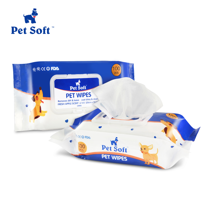 دستمال مرطوب مخصوص حیوانات خانگی pet soft